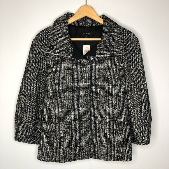 Ann Taylor Jackets & Blazers - Ann Taylor Wool Gray Coat-NWT-S